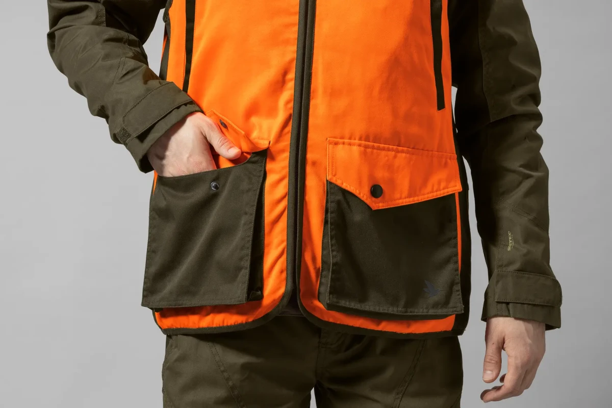 SEELAND TRAVO WAISTCOAT HI-VIS ORANGE - Safety vests and hats
