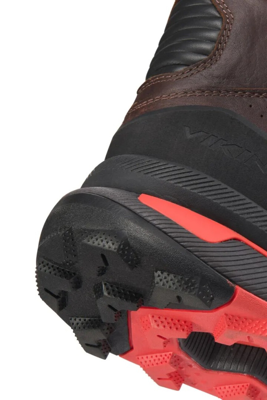 Scarpe Da Passeggio Viking Villrein Mid GTX – Stivali Da Caccia Uomo E Donna, Tomaia In Pelle Pieno Fiore, Suola EVA E Gore-Tex Impermeabile