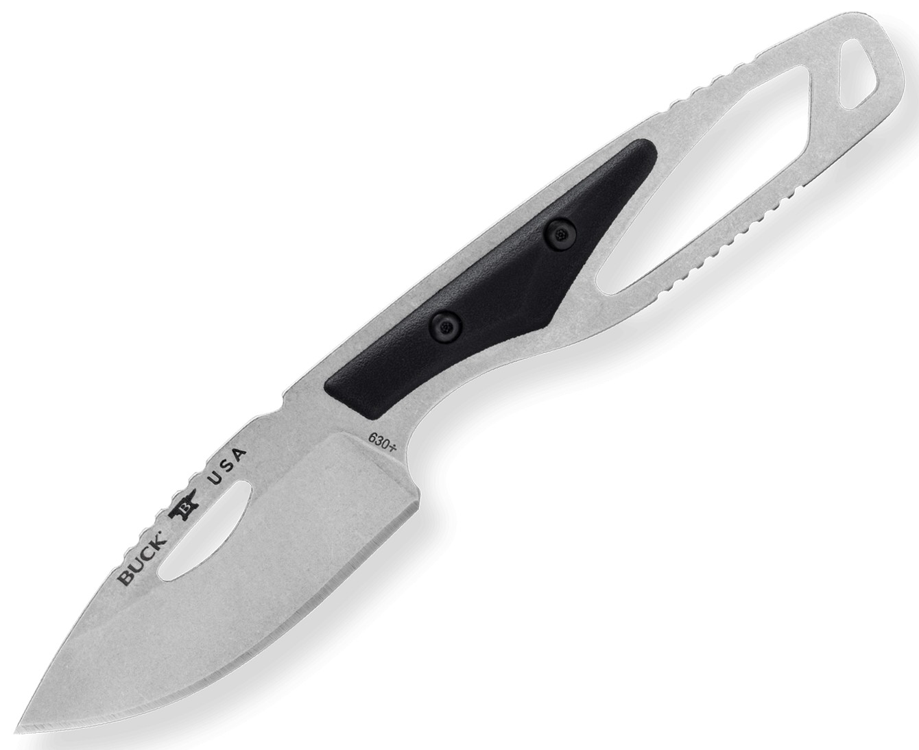 BUCK 630 PAKLITE HIDE KNIFE BLACK