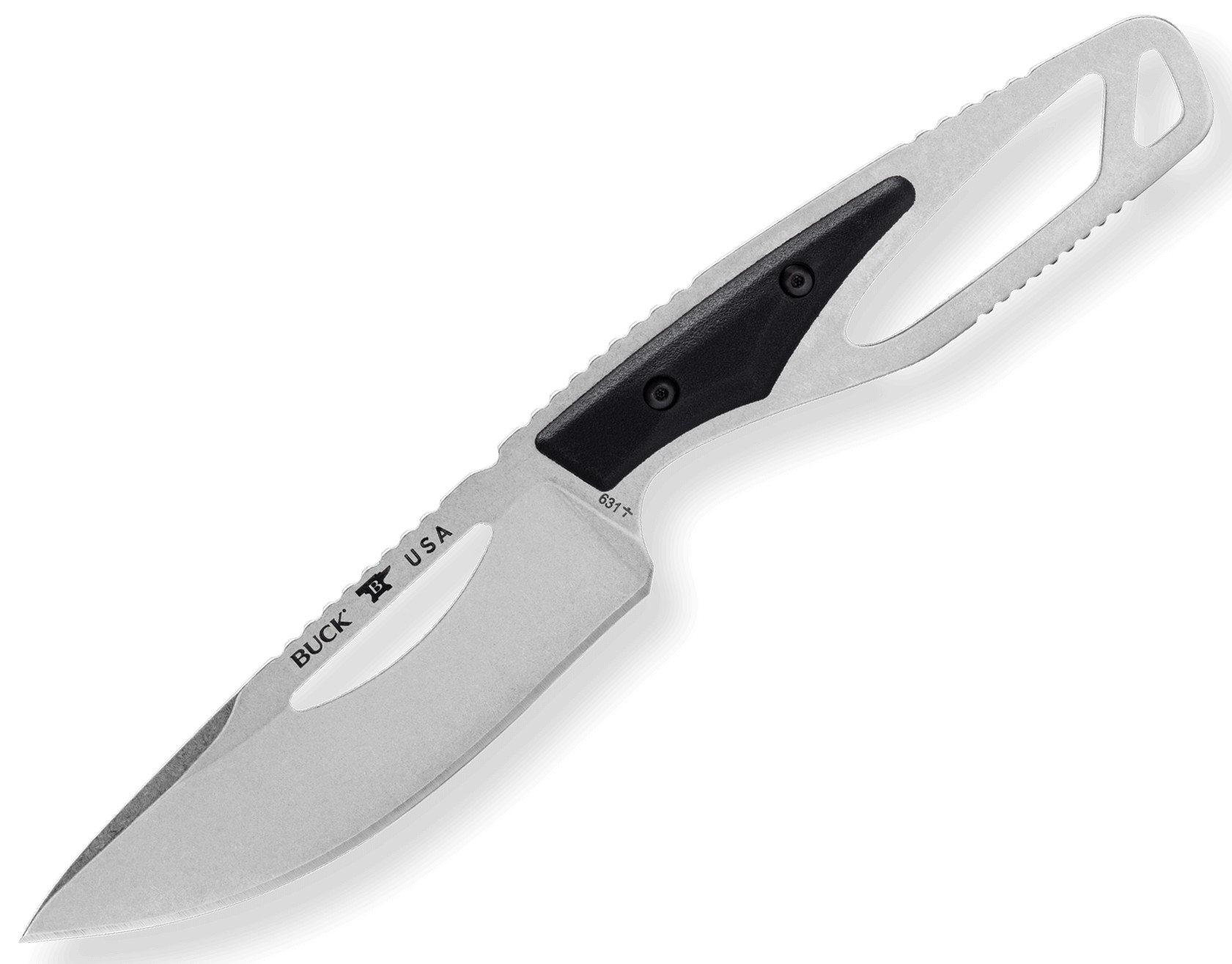 BUCK 631 PAKLITE FIELD KNIFE BLACK