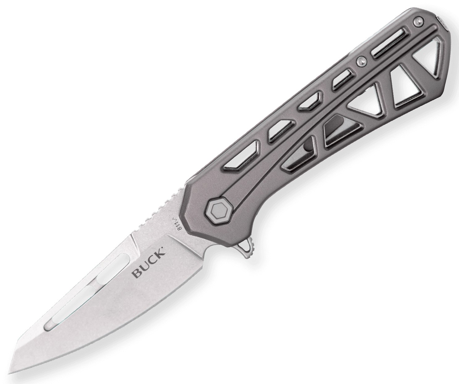 BUCK 811 TRACE OPS POCKET KNIFE GREY