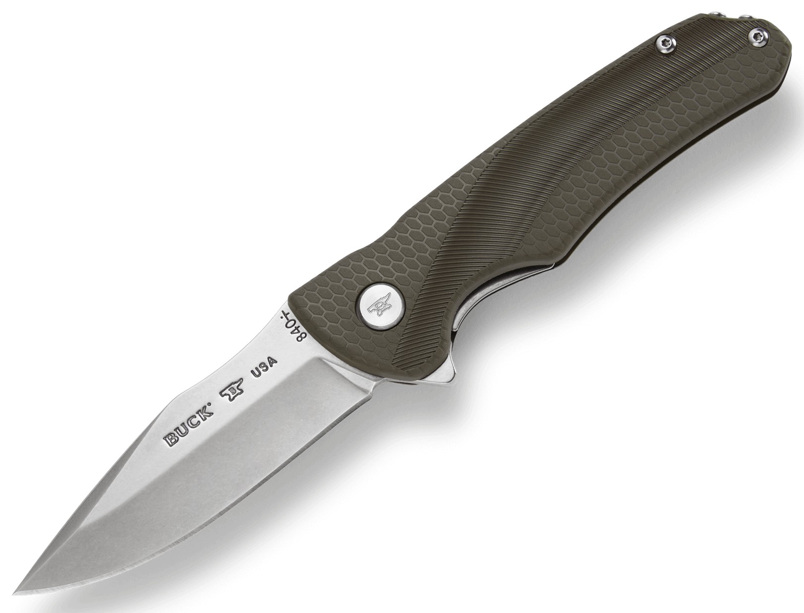KIŠENINIS PEILIS BUCK 840 SPRINT SELECT ŽALIOS SPALVOS (OD GREEN)
