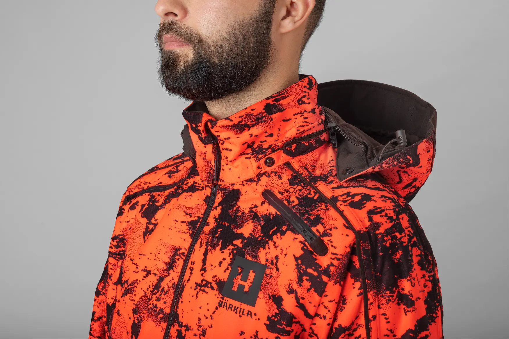 ★スサシ★HIBANA CAMO Shirts Jacket★RED★新品未使用 HÄRKILA WILDBOAR PRO CAMO HWS JACKET AXIS MSP ORANGE BLAZE - All