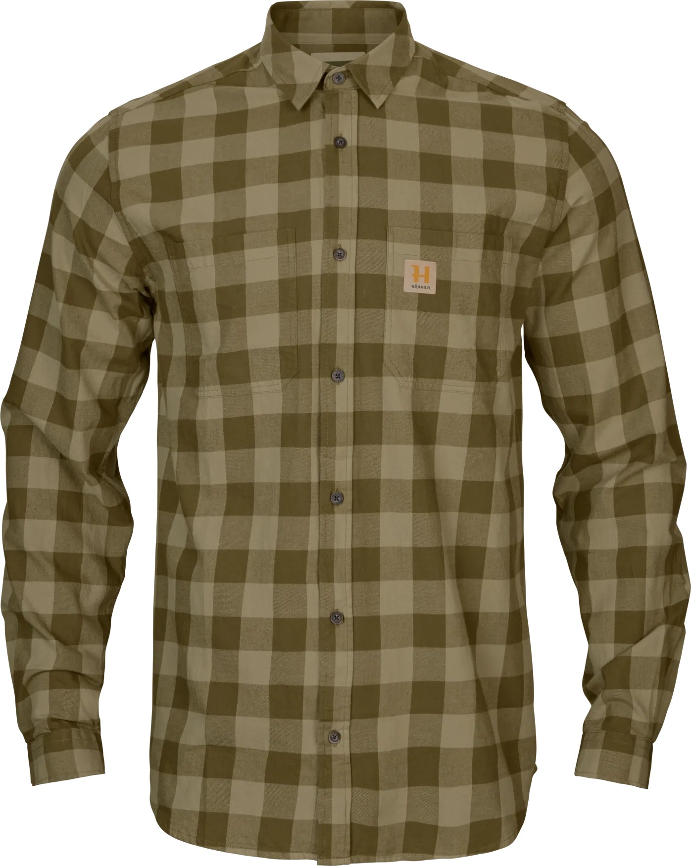 HÄRKILA SCANDINAVIAN SHIRT DARK OLIVE CHECK