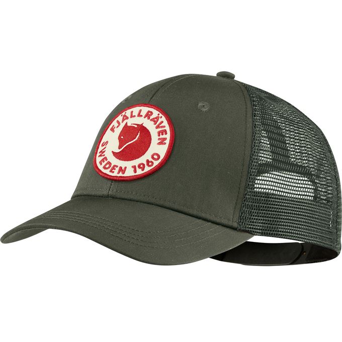 FJÄLLRÄVEN 1960 LOGO CAP DEEP FOREST