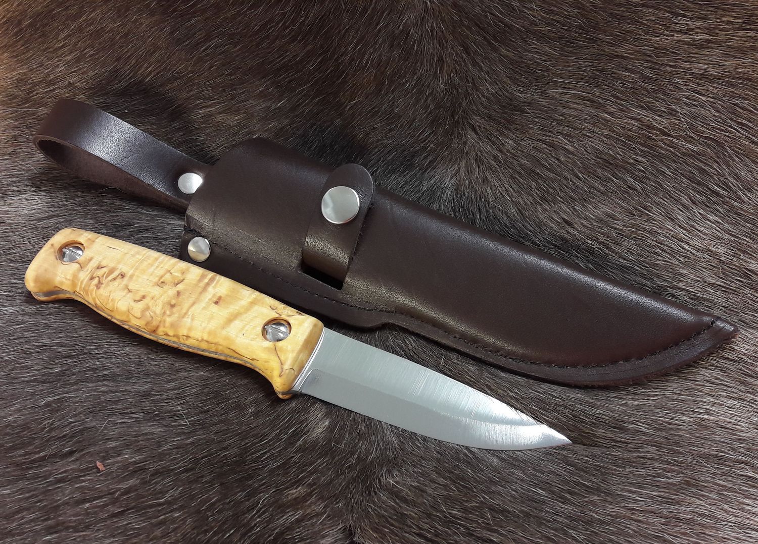 WOOD JEWEL PUKARI KNIFE STAINLESS
