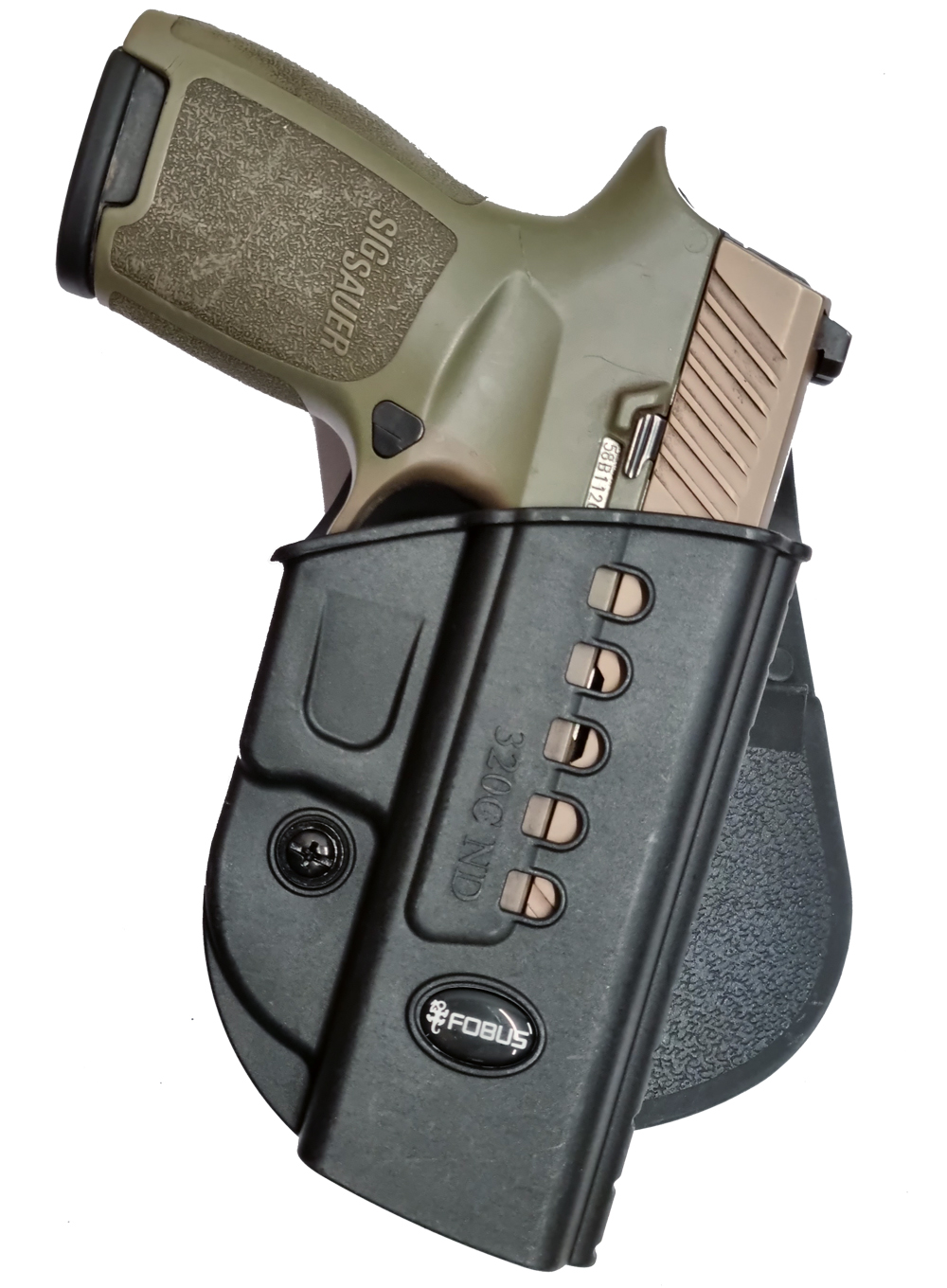 FOBUS 320C ND PADDLE HOLSTER FOR SIG SAUER P320F/P320C