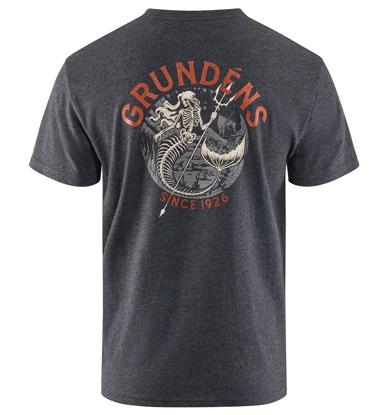 ФУТБОЛКА GRUNDENS DEAD RECKONING SS HEATHER CHARCOAL