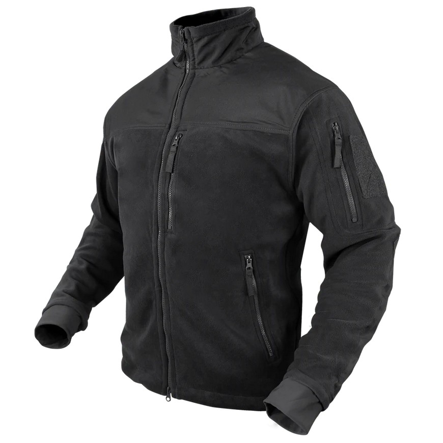 CONDOR ALPHA FLEECE JACKET BLACK