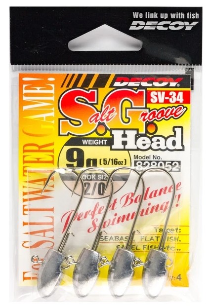 DECOY SV-34 S.G. JIG HEAD #4/0