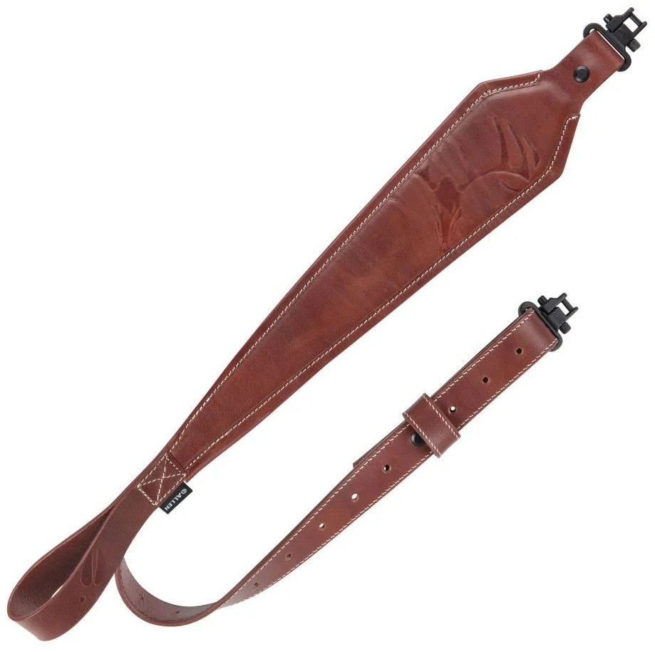 ALLEN HERITAGE DEER DEBOSS LEATHER SLING BROWN