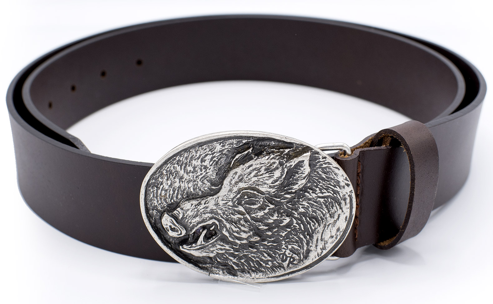 AKAH LEATHER BELT WILD BOAR