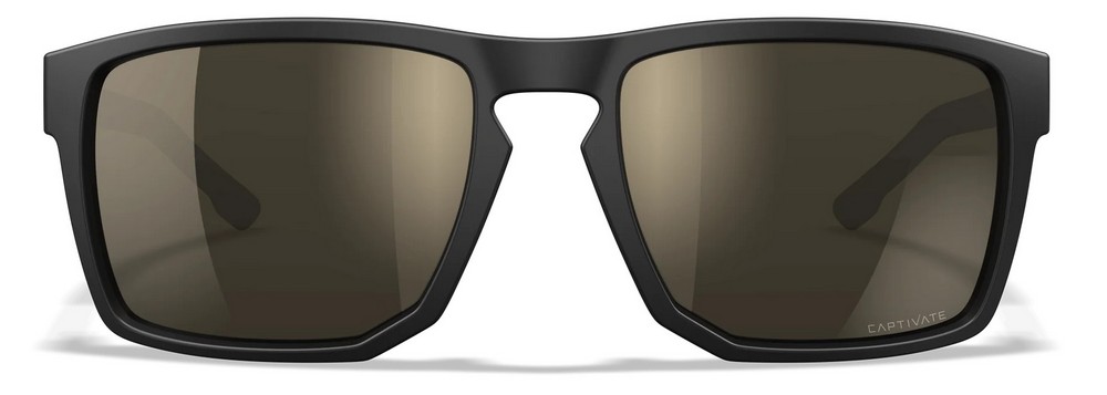 WILEY X APEX CAPTIVATE POL TUNGSTEN MIRROR MATTE BLACK FRAME GLASSES