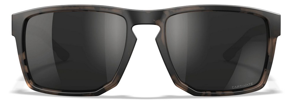 WILEY X APEX CAPTIVATE POL BLACK MIRROR MATTE TORTOISE BROWN FRAME GLASSES