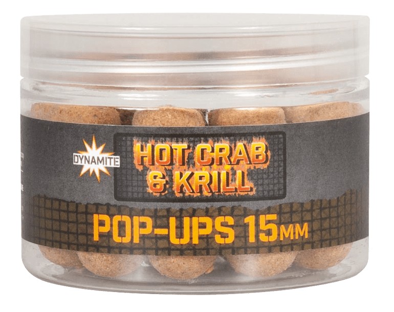 DYNAMITE BAITS FOODBAIT HOT CRAB-KRILL 15 MM BOILIES