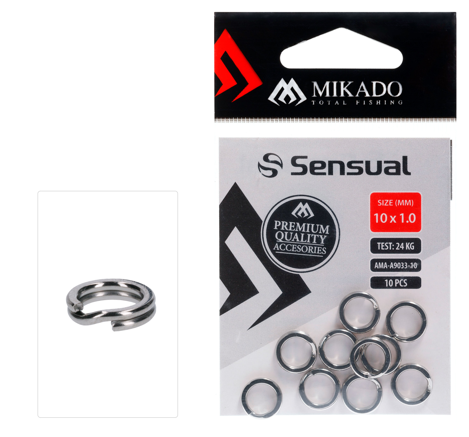 ЗАВОДНЫЕ КОЛЬЦА MIKADO A9033 10 ШТ