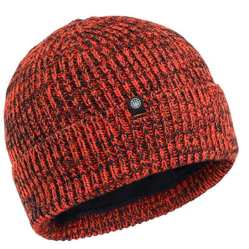 BERETTA MARTEN BEANIE BLACK & ORANGE