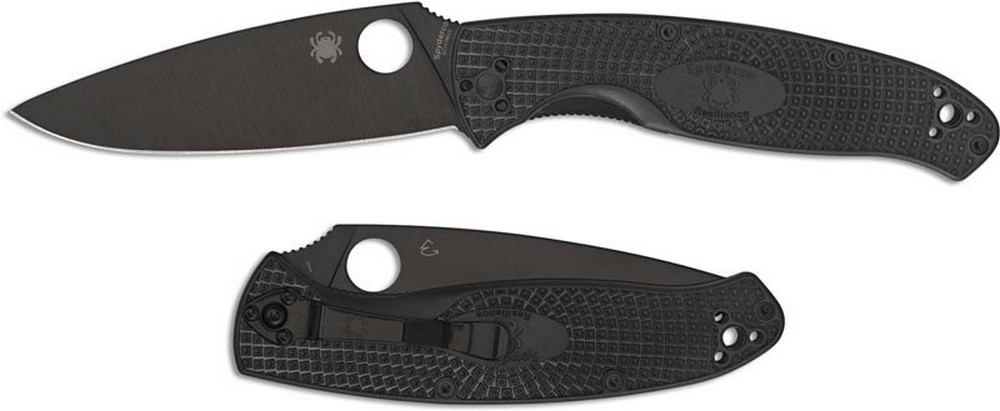 СКЛАДНОЙ НОЖ SPYDERCO RESILIENCE LTW BK PLN BK FRN