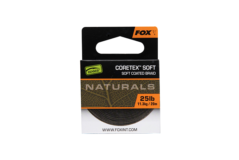 FOX SOFT COATED BRAID EDGES NAT CORETEX 20 M