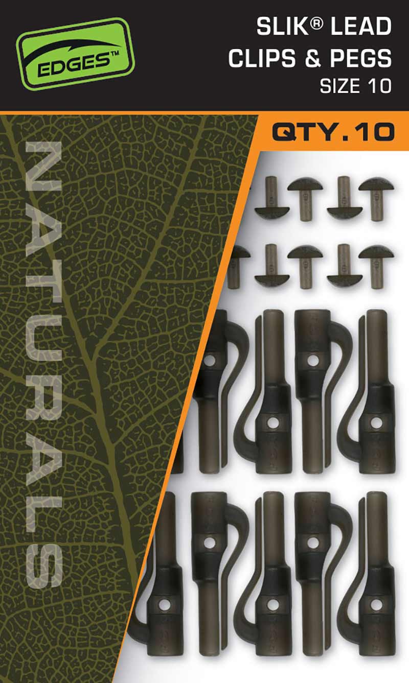 FOX SILK LEAD CLIPS & PEG EDGES NATURALS SIZE 10