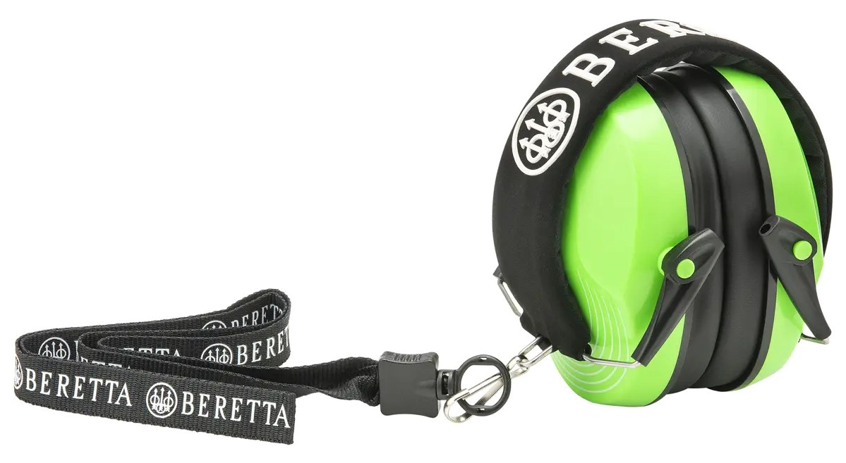 BERETTA EARMUFF GREEN FLUO