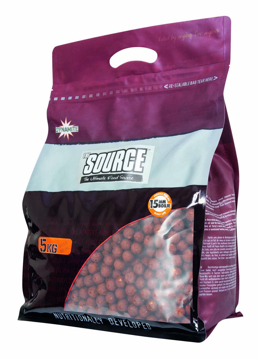 DYNAMITE BAITS SOURCE BOILIES 15 MM 5 KG