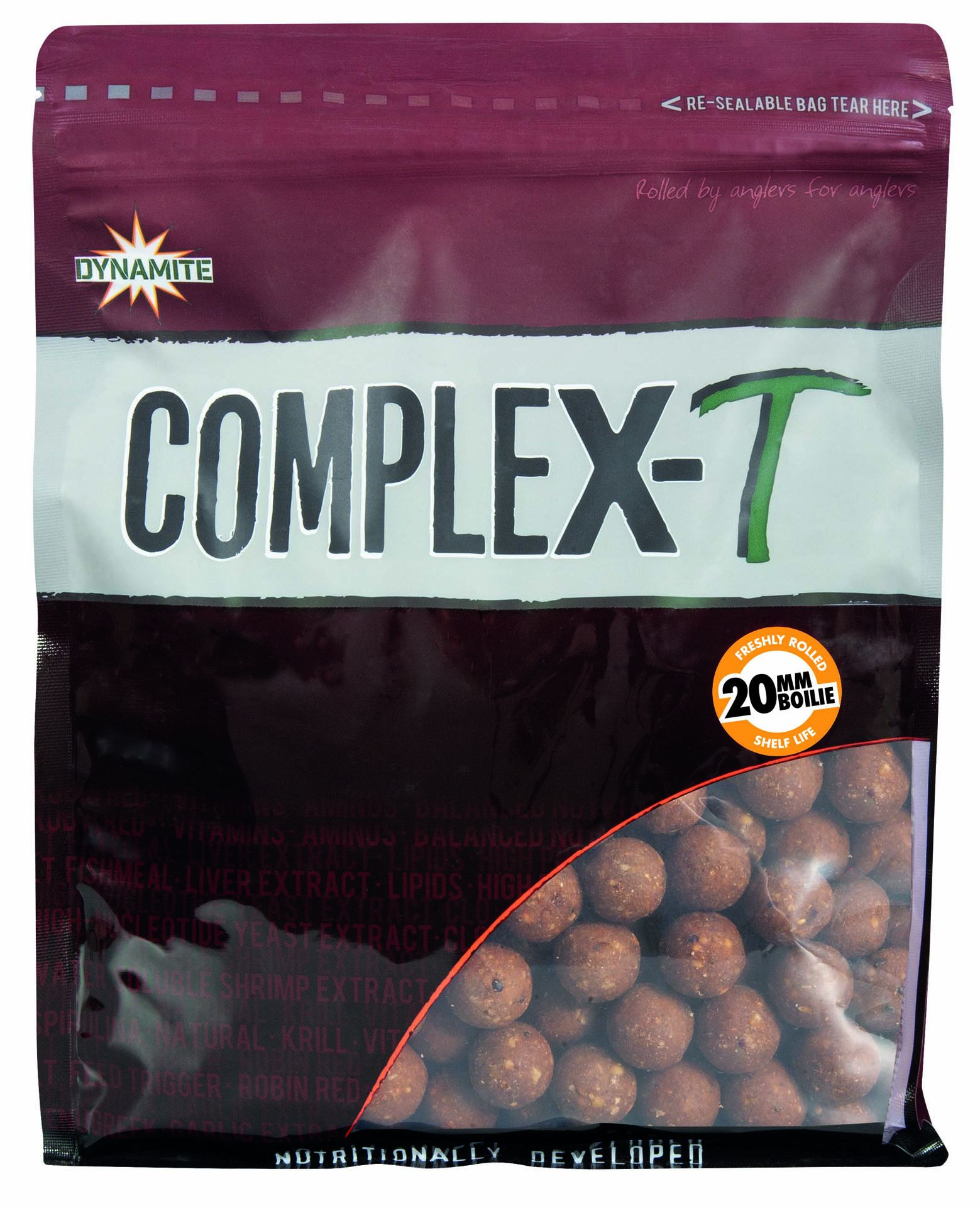 DYNAMITE BAITS COMPLEX-T BOILIES 20 MM 1 KG