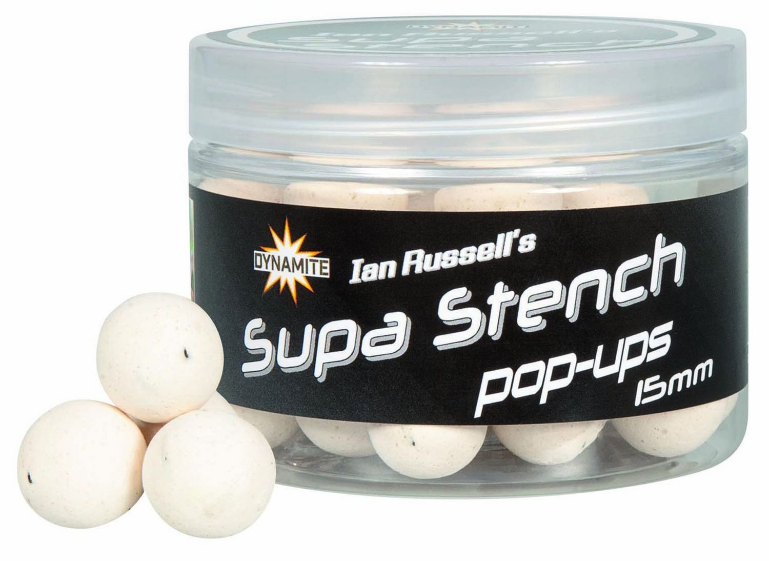 DYNAMITE BAITS IAN RUSSELL SUPA STENCH WAFTER 15 MM BOILIES