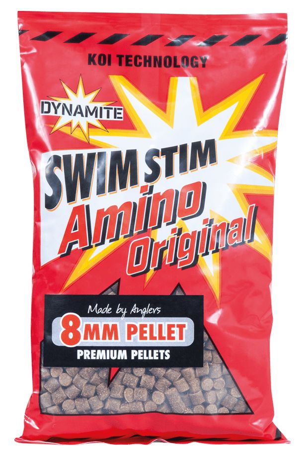 DYNAMITE BAITS SWIM STIM AMINO ORIGINAL PELLETS 8 MM 900 G