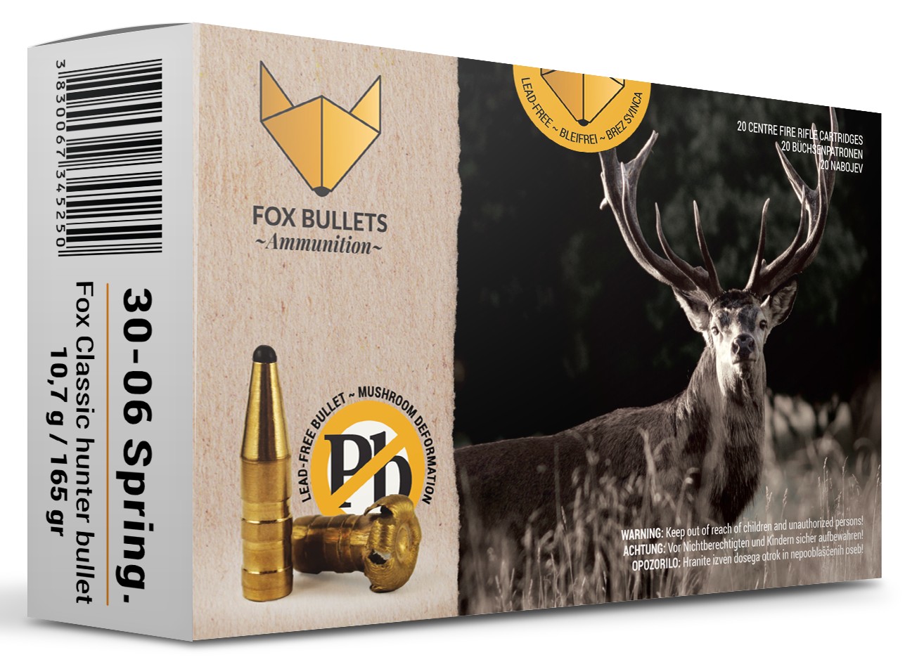 FOX CLASSIC HUNTER BULLET .30-06 SPR 10,7 G