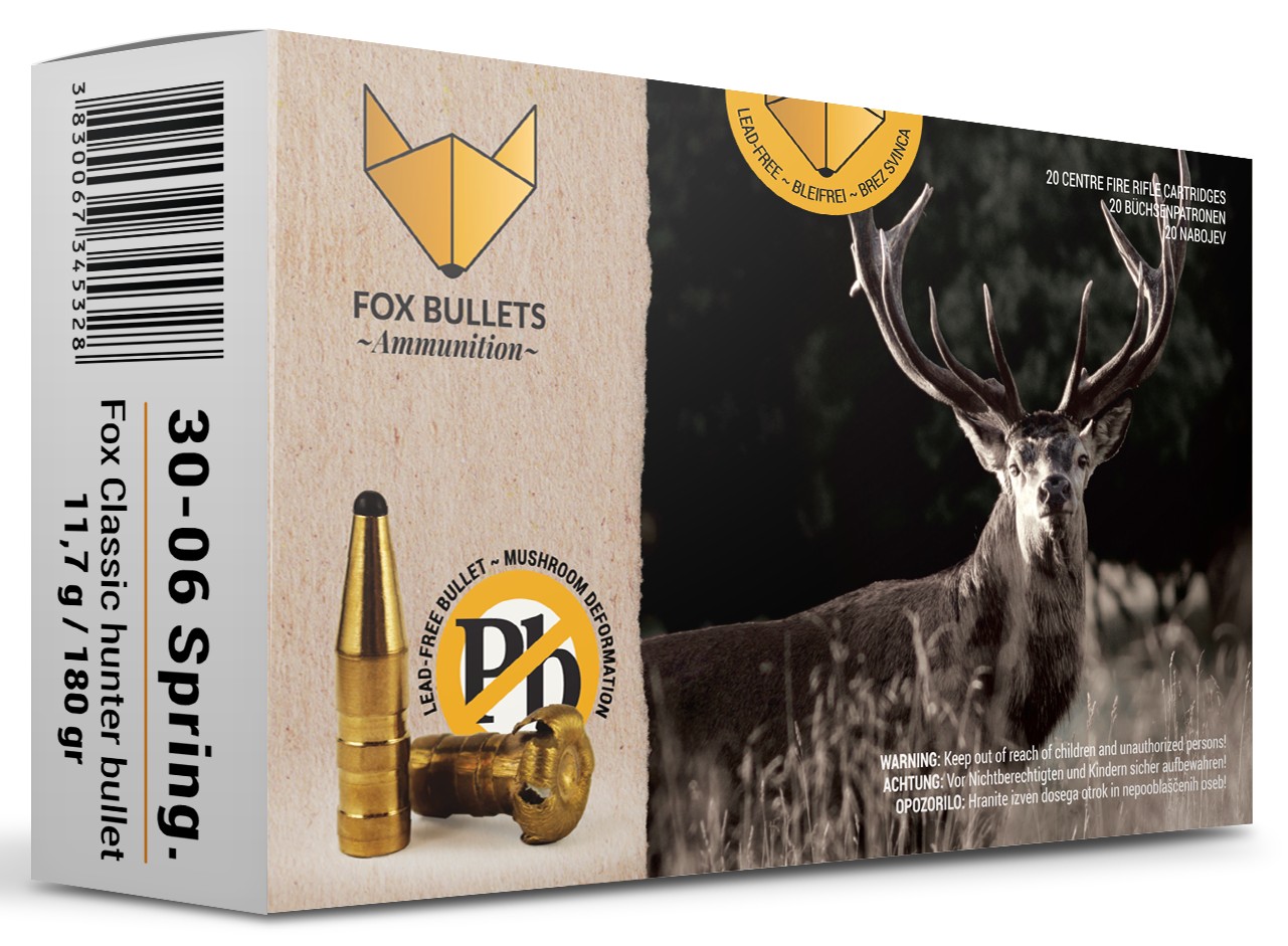 FOX CLASSIC HUNTER BULLET .30-06 SPR 11,7 G