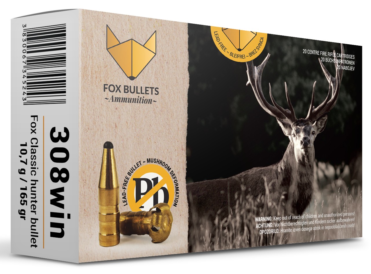 FOX CLASSIC HUNTER BULLET .308 WIN 10,7 G