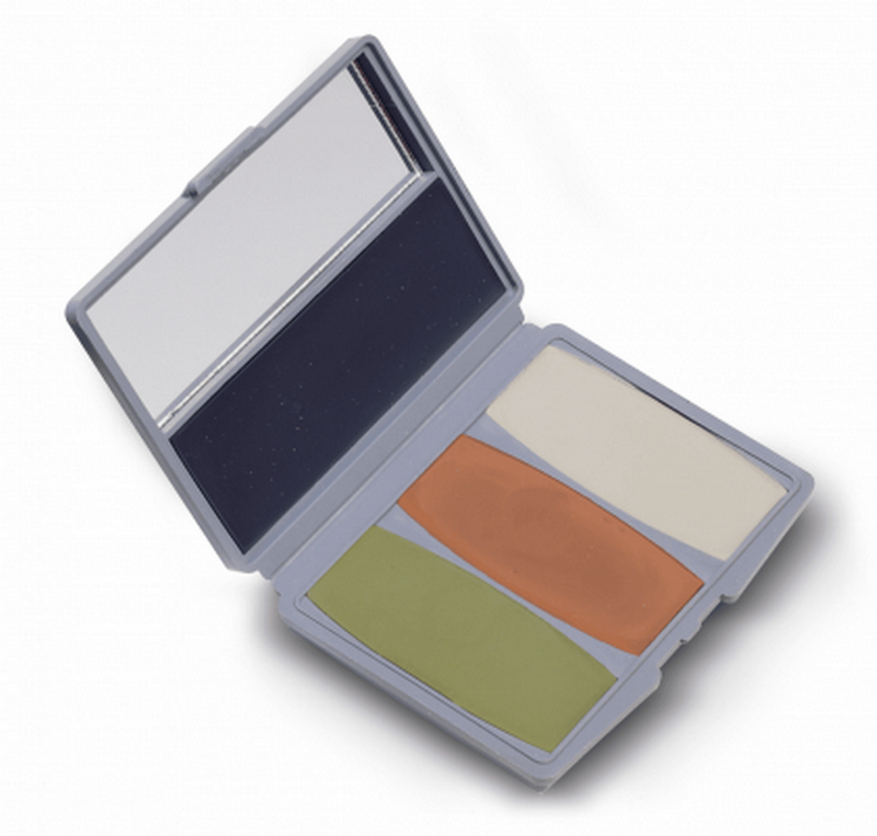 HUNTERS SPECIALTIES CAMO-COMPAC 4 COLOR WOODLAND MAKEUP KIT