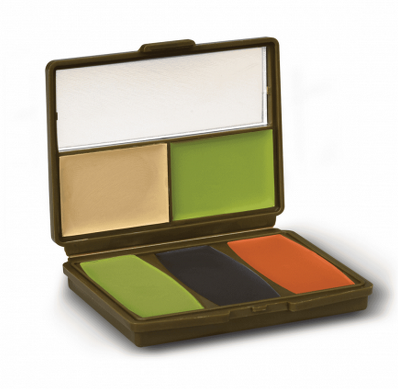 HUNTERS SPECIALTIES CAMO-COMPAC 5 COLOR MILITARY WOODLAND MAKEUP KIT