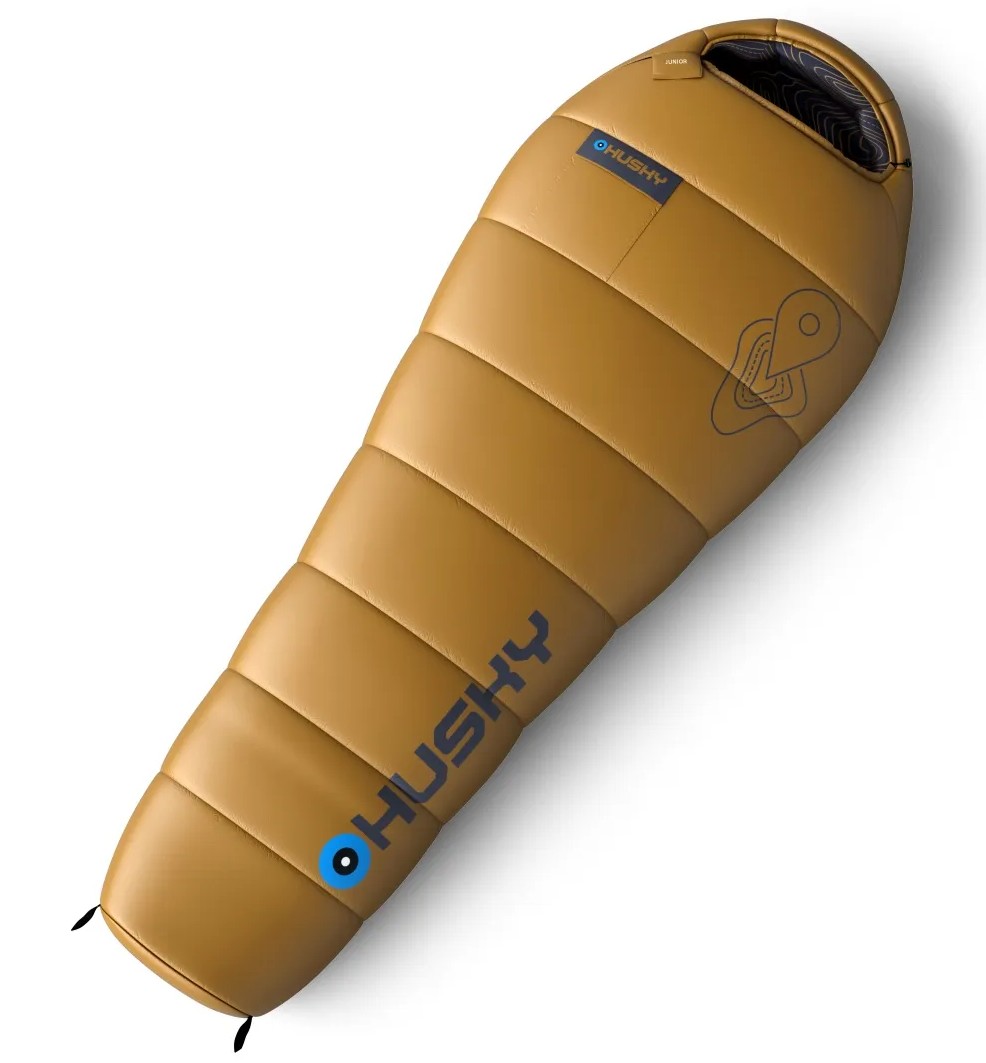 HUSKY -10+5 JUNIOR SLEEPING BAG MUSTARD