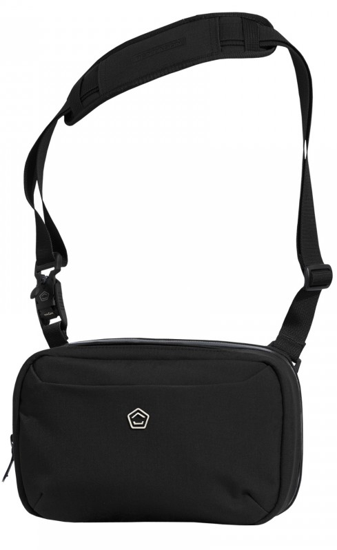 PENTAGON CONSUL HORIZONTAL SLING POUCH BLACK