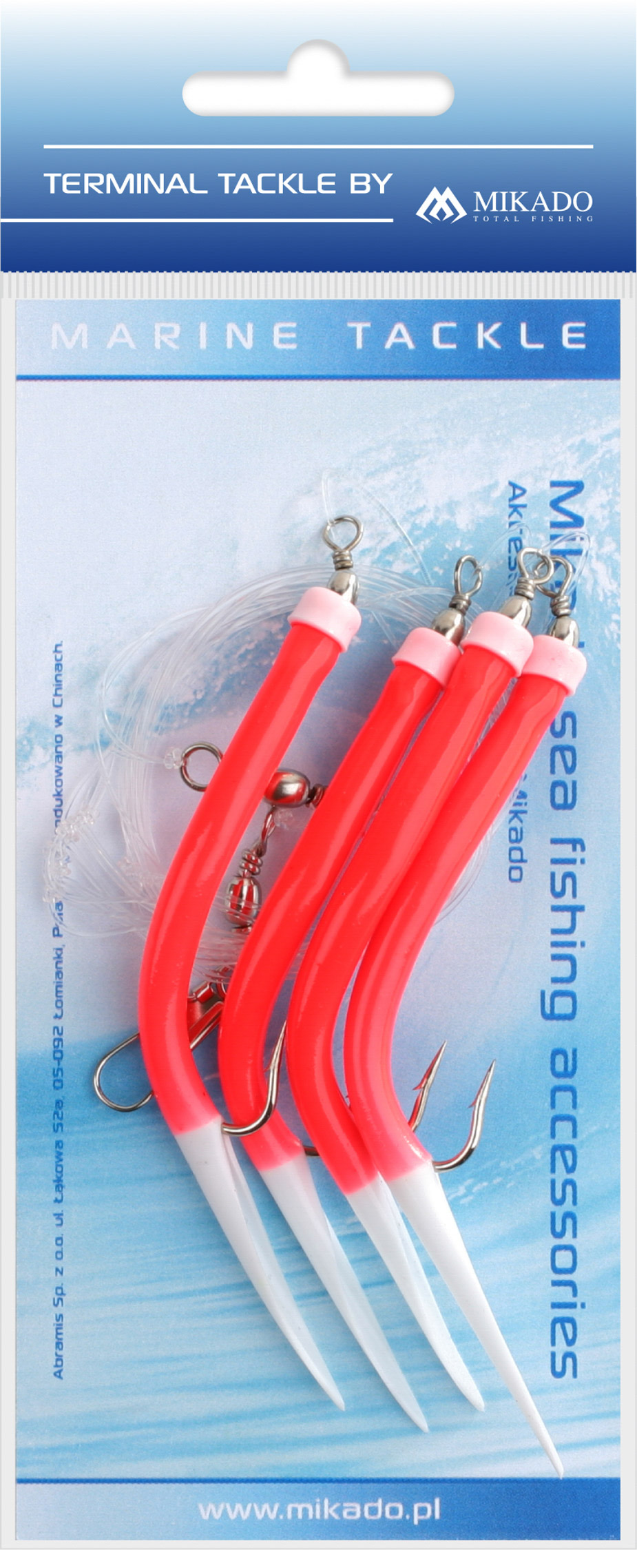 MIKADO GUMMI MAKK RIG SEA SET 4x2/0