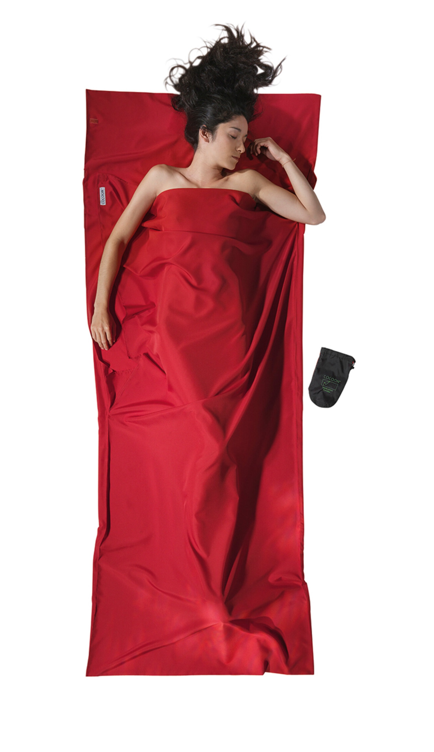 ПОХОДНАЯ ПРОСТЫНЯ COCOON TRAVELSHEET MICROFIBER CRANBERRY