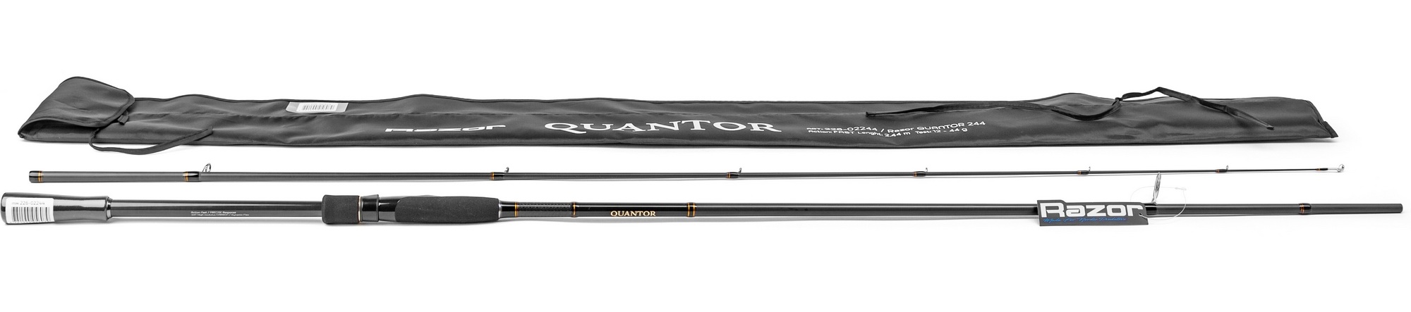 RAZOR QUANTOR SPINNING ROD 2,44 M 12-44 G