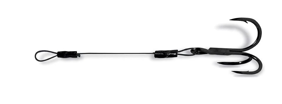 VMC STINGER LEADER WITH TREBLE HOOK 7,5 CM 2 PCS