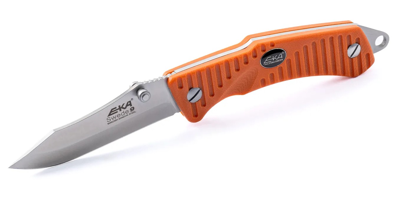 EKA SWEDE 9 FOLDING KNIFE ORANGE