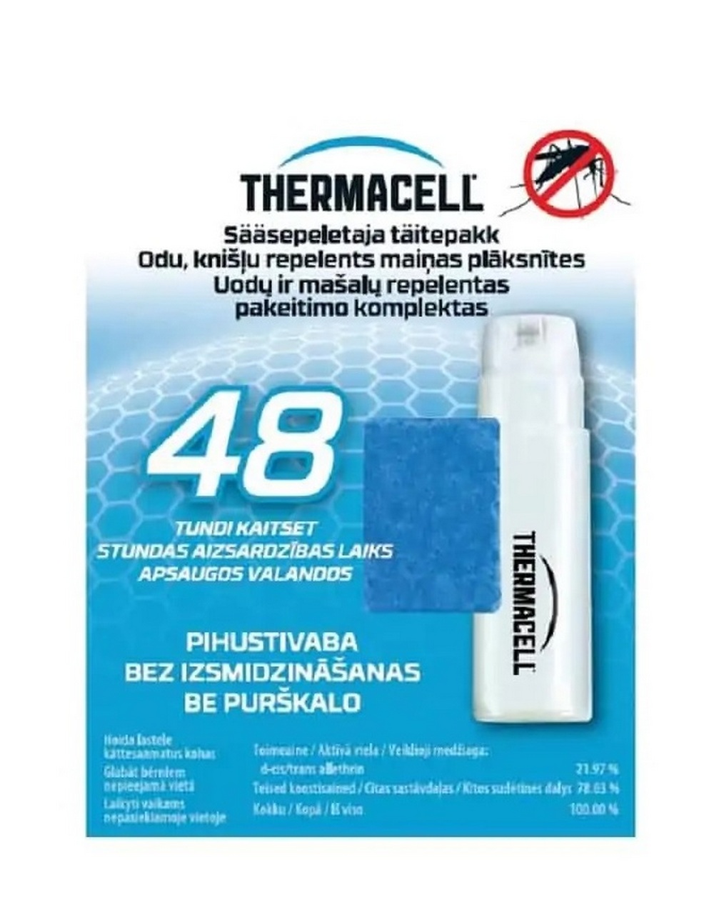 THERMACELL MOSQUITO REPELLENT REFILL KIT 48 HRS