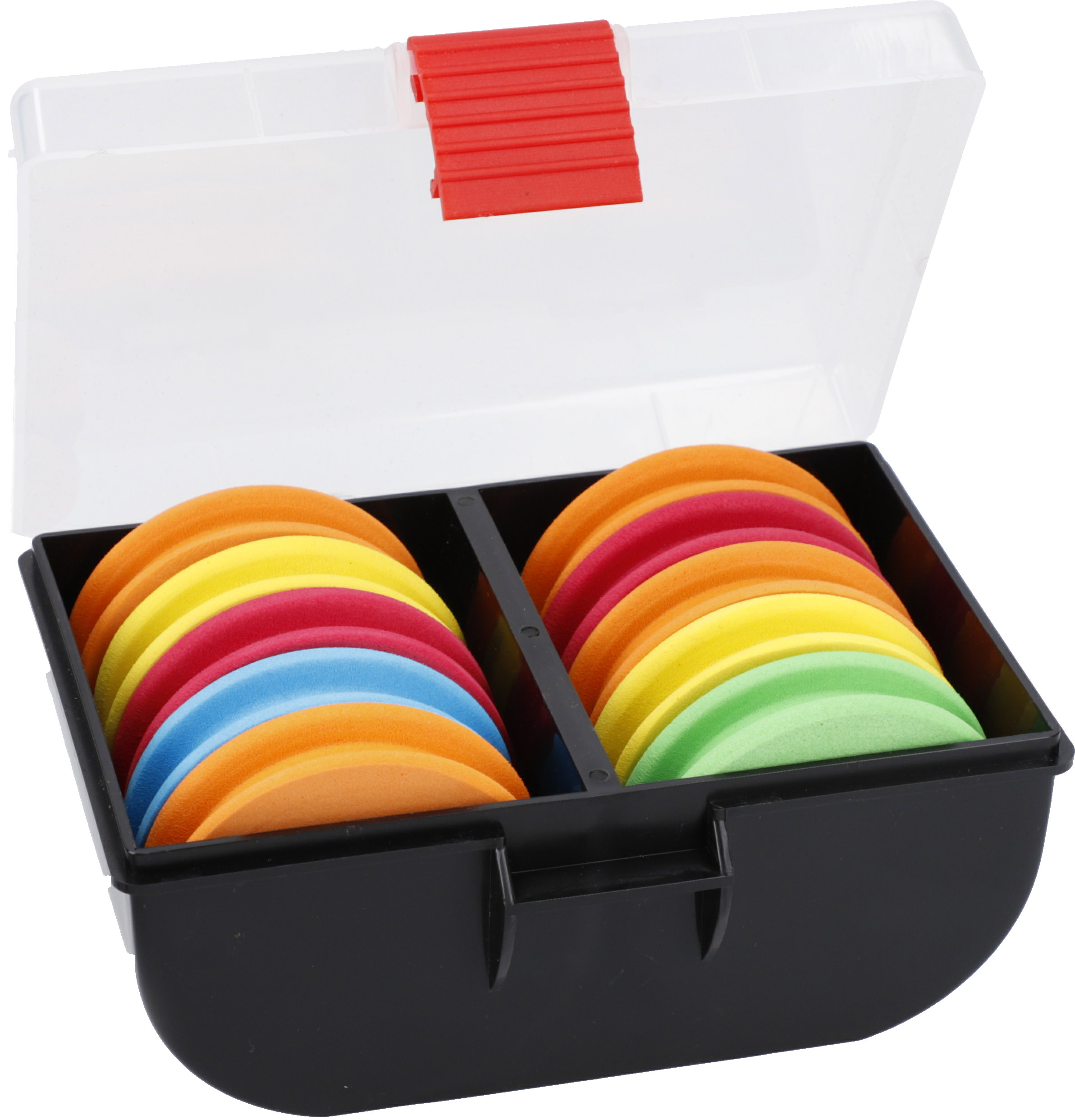 MIKADO RIG BOX WITH FOAM DISCS