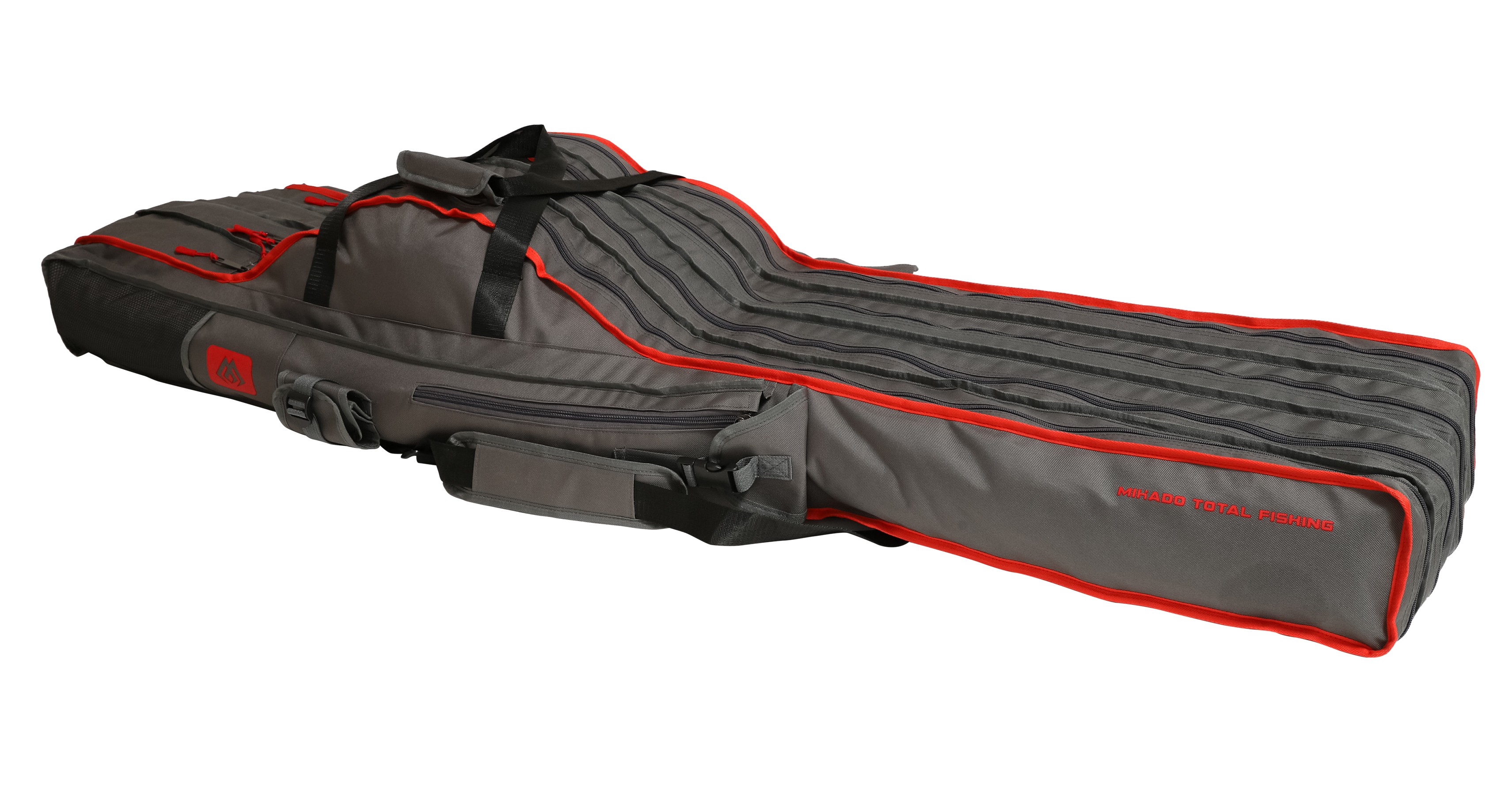MIKADO ROD CASE 4 COMPARMENTS GREY 150 CM