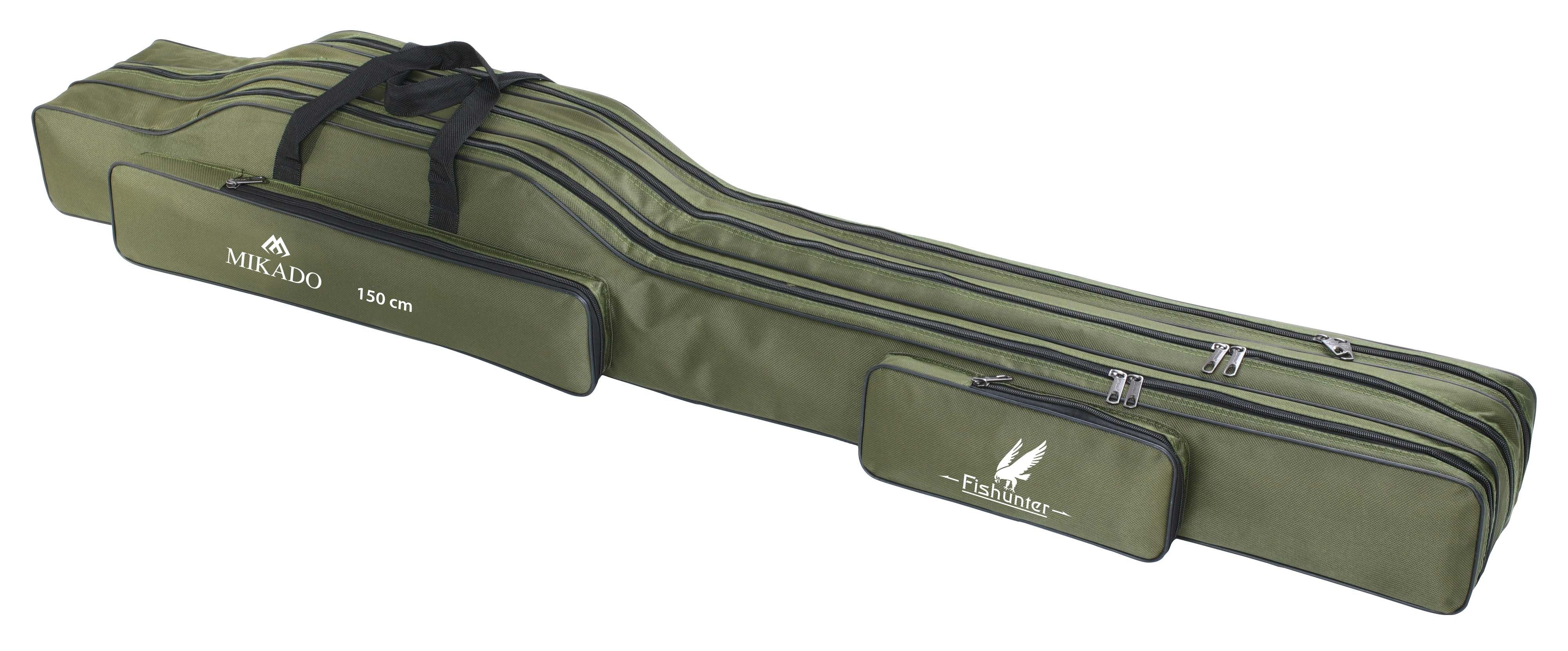 MIKADO ROD CASE 3 COMPARMENTS 160 CM GREEN
