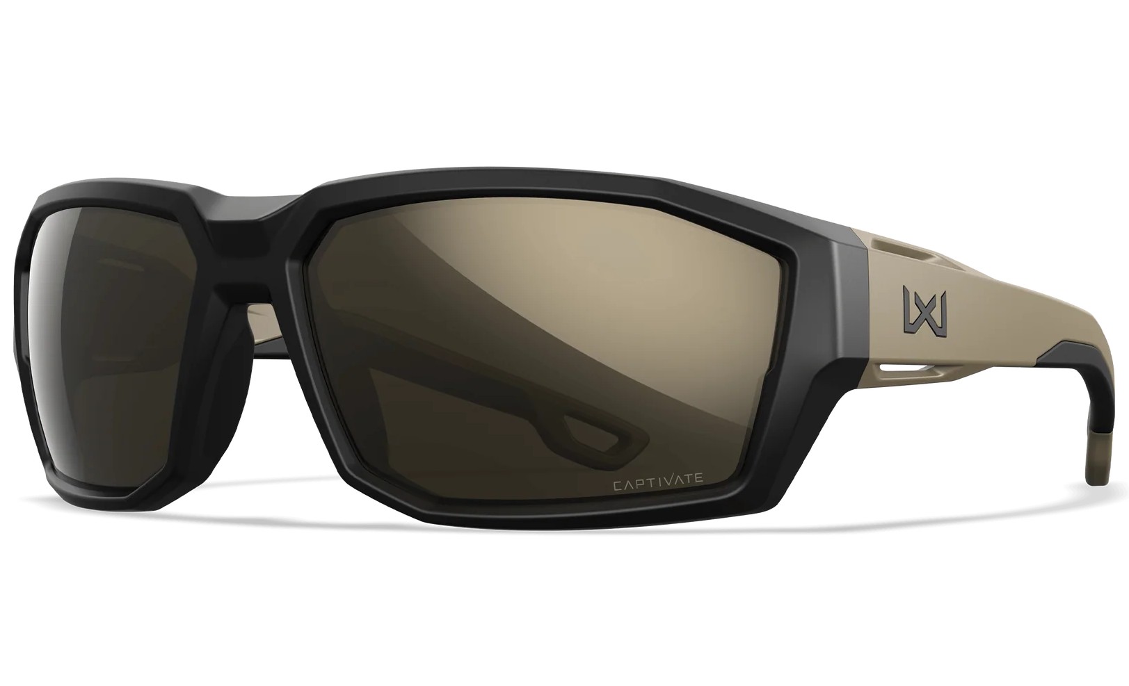 ОЧКИ WILEYX ALPINE CAPTIVATE POLARIZED TUNGSTEN MIRROR MATTE BLACK/TAN FRAME