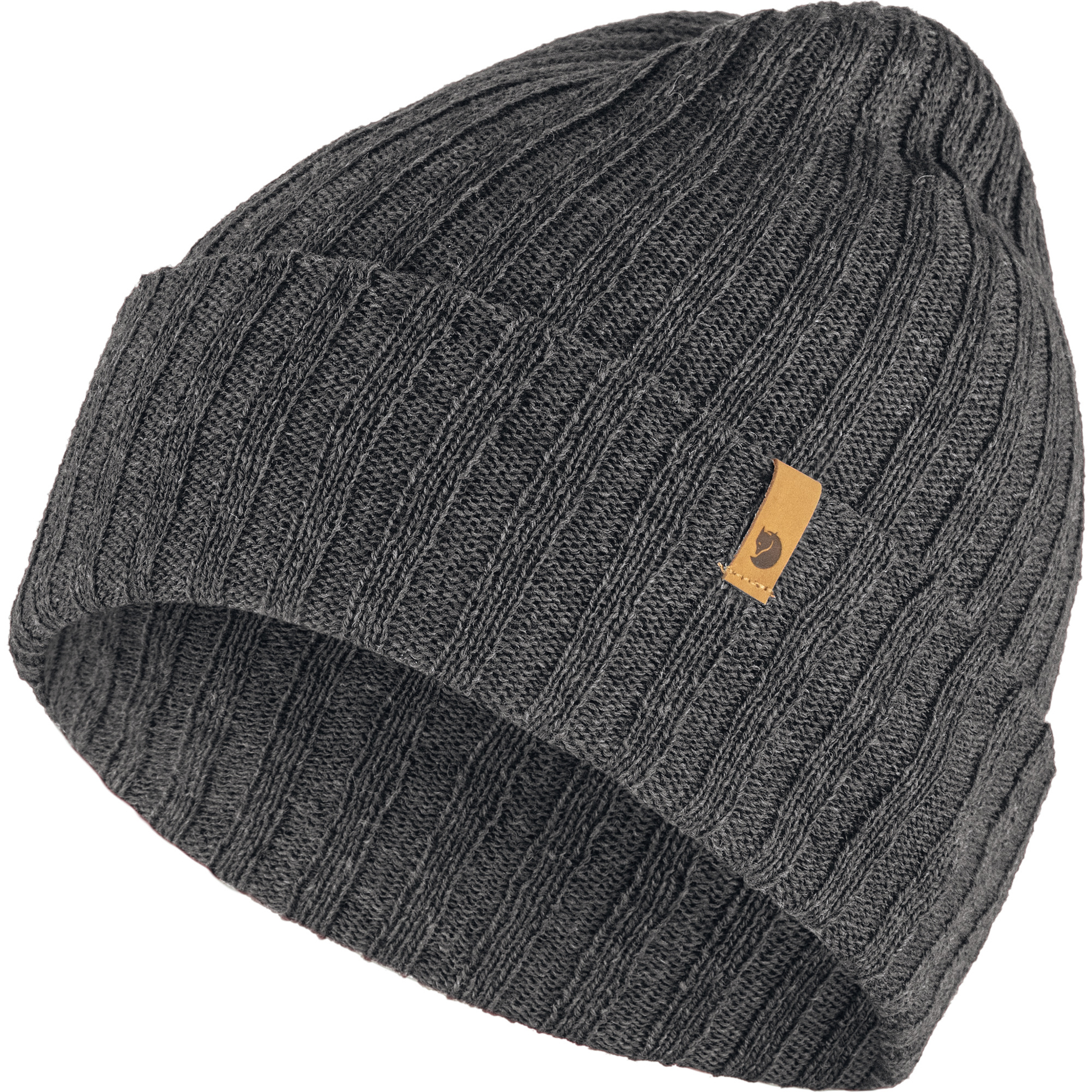 FJÄLLRÄVEN BYRON HAT THIN LIGHTWEIGHT WOOL BEANIE GRAPHITE