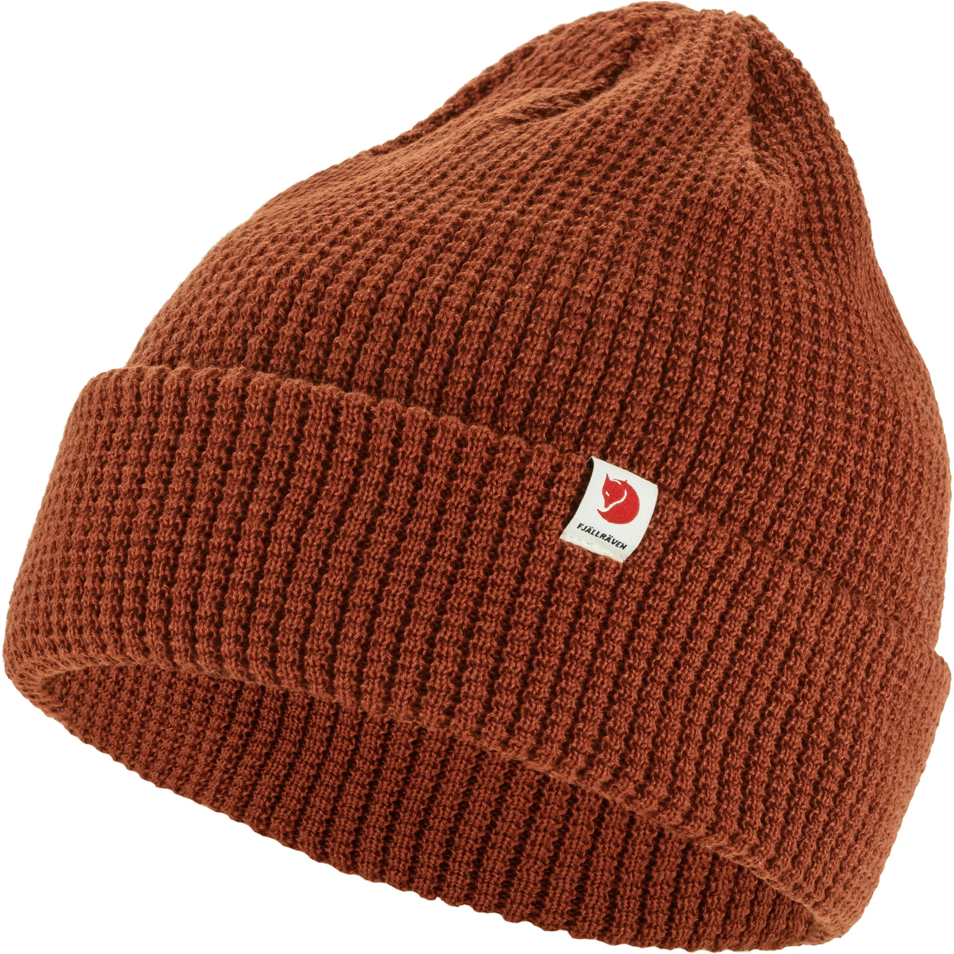 FJÄLLRÄVEN TAB HAT LIGHTWEIGHT KNITTED BEANIE AUTUMN LEAF