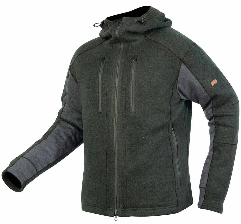 HART OTARU-J MEN'S FLEECE JACKET GREEN/GREY