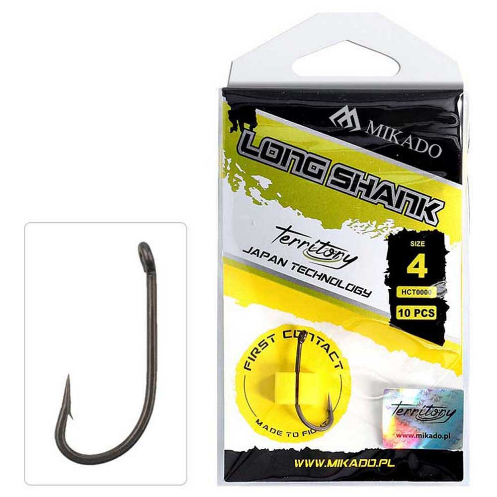 MIKADO TERRITORY LONG SHANK HOOK 10 PCS